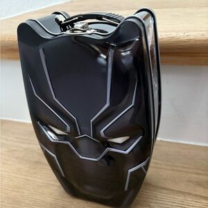 Black Panther Mask Tin Box Lunch Bag NWT